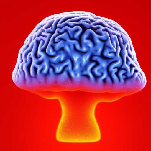 A nuclear bomb cloud that looks like a brain